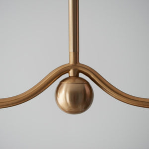 Santiago & Leaf 16cm Peachy keen shade 4Lt Pendant - Comet Lighting
