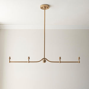 Santiago & Zigzag 16cm Cotswold green shade 4Lt Pendant - Comet Lighting