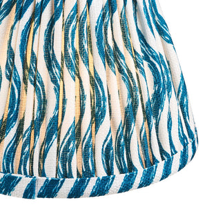 Santiago & Ripple 16cm Marlin blue shade 5Lt Pendant - Comet Lighting