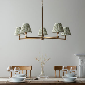 Santiago & Leaf 16cm Herb garden green shade 5Lt Pendant - Comet Lighting