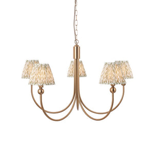 Santiago & Leaf 16cm Herb garden green shade 5Lt classic pendant - Comet Lighting