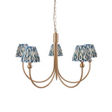 Santiago & Ikat 16cm Marlin blue shade 5Lt classic pendant