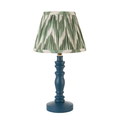 Wooden Blue Bibury & Zigzag 20cm Cotswold green shade