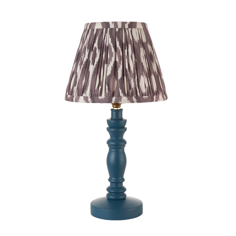 Wooden Blue Bibury & Ikat 20cm Pearl grey shade