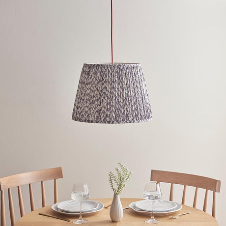 Eltham & Leaf 40cm Pearl grey shade - Comet Lighting