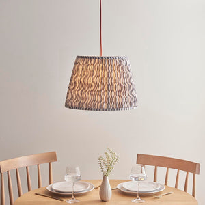 Eltham & Ripple 40cm Pearl grey shade - Comet Lighting
