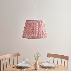 Eltham & Ripple 40cm Coral pink shade - Comet Lighting