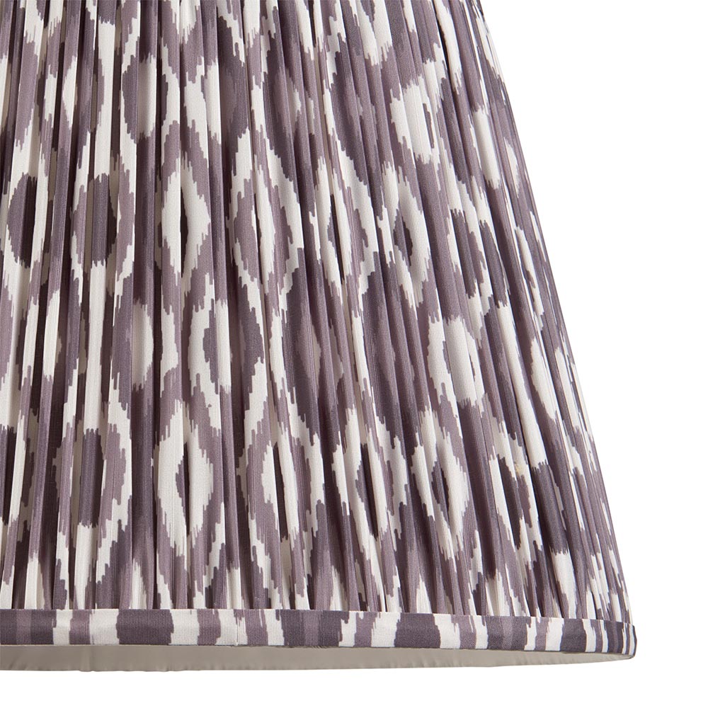 Eltham & Ikat 40cm Pearl grey shade - Comet Lighting