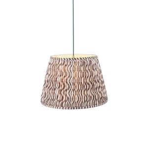 Eltham & Ripple 40cm Pearl grey shade Ceiling Pendant - Comet Lighting