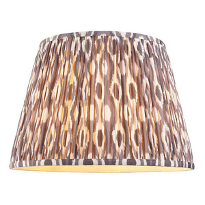 Eltham & Ikat 40cm Pearl grey shade Ceiling Pendant - Comet Lighting