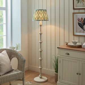 Carnaby & Zigzag 35cm Cotswold green shade - Comet Lighting