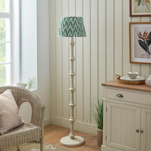 Carnaby & Zigzag 35cm Cotswold green shade - Comet Lighting