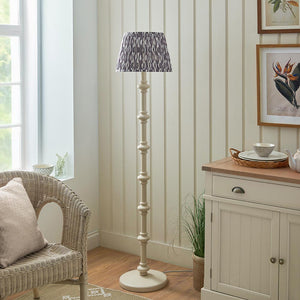 Carnaby & Ikat 35cm Pearl grey shade - Comet Lighting