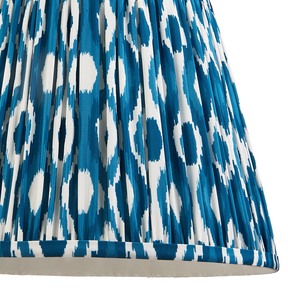 Carnaby & Ikat 35cm Marlin blue shade