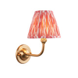 Dome Arc & Ikat 16cm Coral pink shade - Comet Lighting