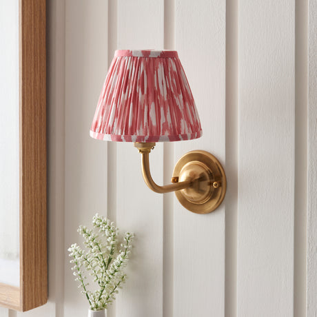 Dome Arc & Ikat 16cm Coral pink shade - Comet Lighting