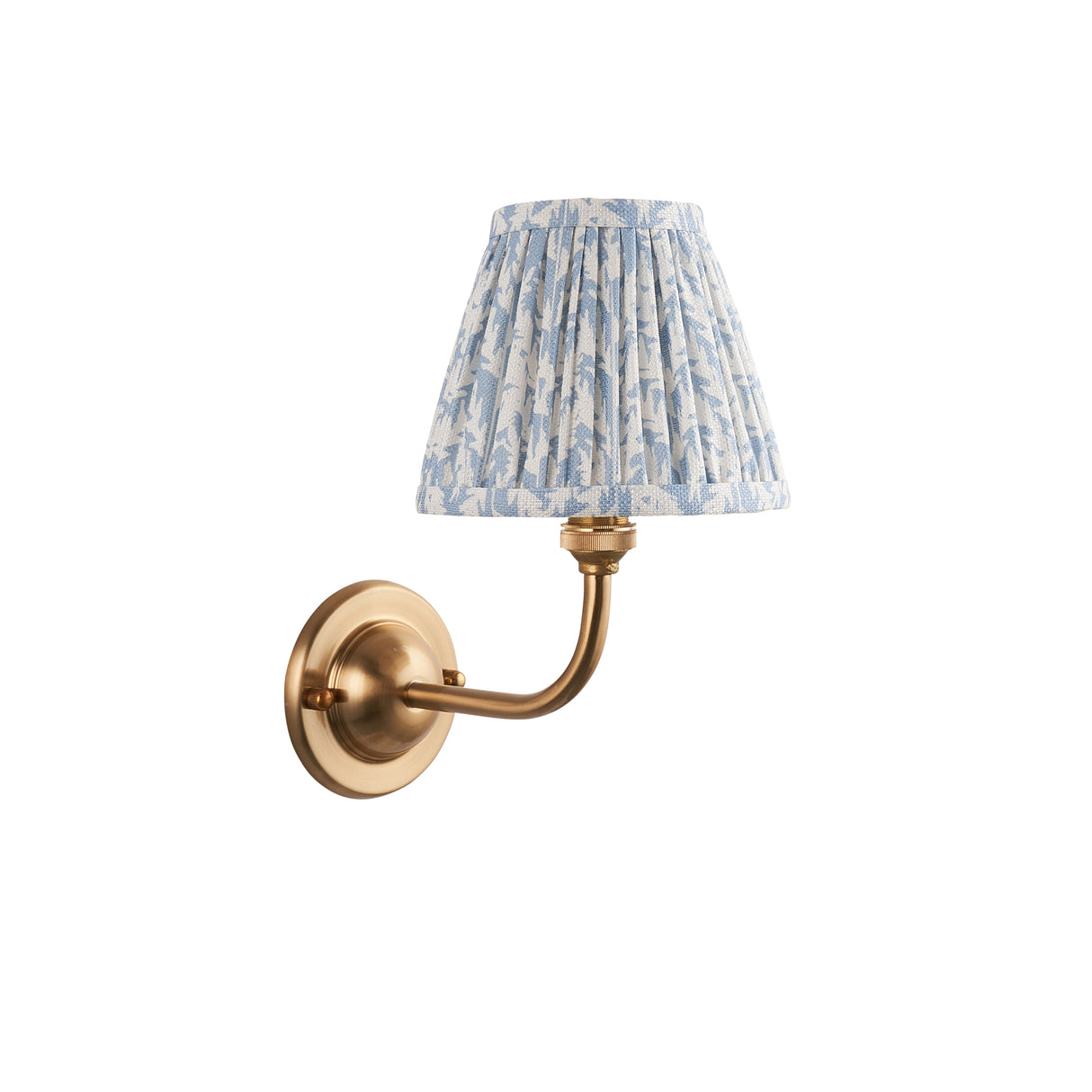 Dome Arc & Leaf 16cm Shell bay blue shade - Comet Lighting