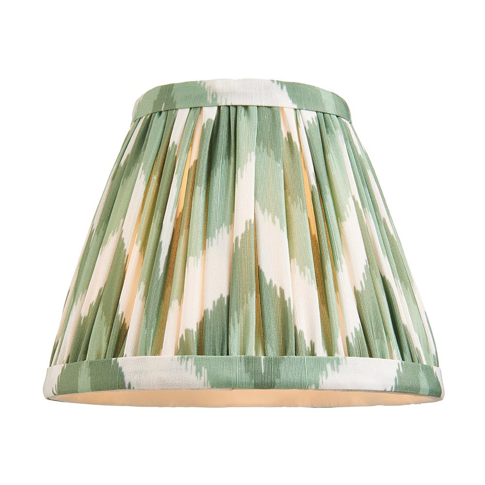 Dome Arc & Zigzag 16cm Cotswold green shade - Comet Lighting