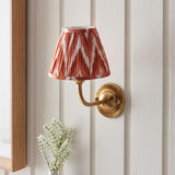 Dome Arc & Zigzag 16cm Apricot orange shade - Comet Lighting