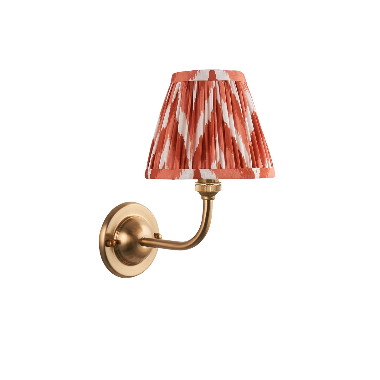 Dome Arc & Zigzag 16cm Apricot orange shade - Comet Lighting