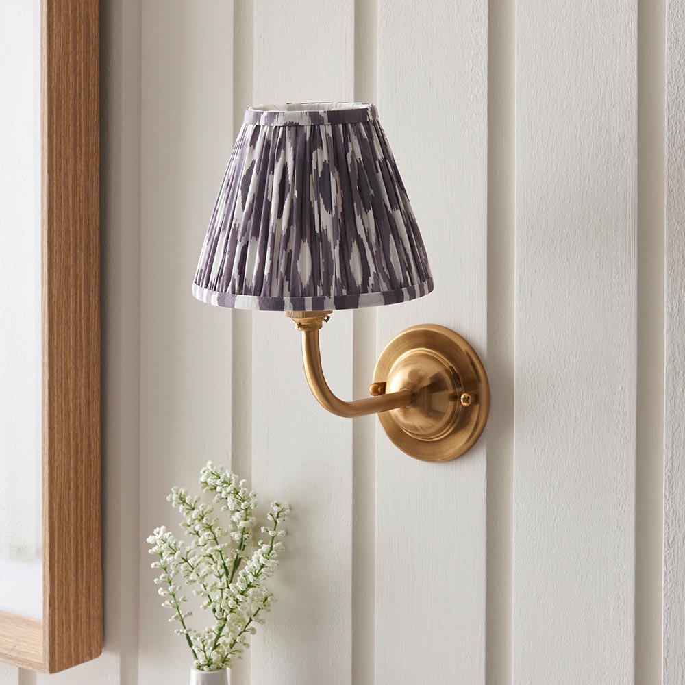 Dome Arc & Ikat 16cm Pearl grey shade - Comet Lighting