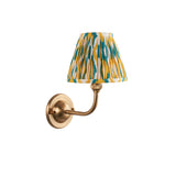 Dome Arc & Ikat 16cm Yellow & jade shade - Comet Lighting