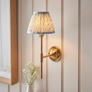 Dome T Bar & Leaf 16cm Shell bay blue shade - Comet Lighting