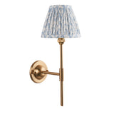 Dome T Bar & Leaf 16cm Shell bay blue shade - Comet Lighting