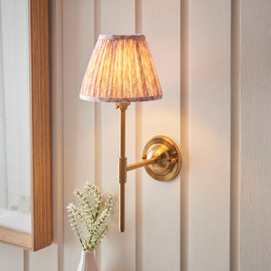 Dome T Bar & Leaf 16cm Peachy keen shade - Comet Lighting