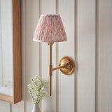 Dome T Bar & Leaf 16cm Peachy keen shade - Comet Lighting