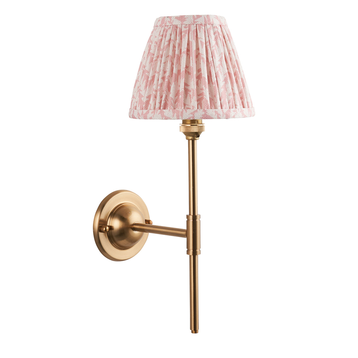 Dome T Bar & Leaf 16cm Peachy keen shade - Comet Lighting