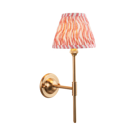 Dome T Bar & Ripple 16cm Coral pink shade - Comet Lighting