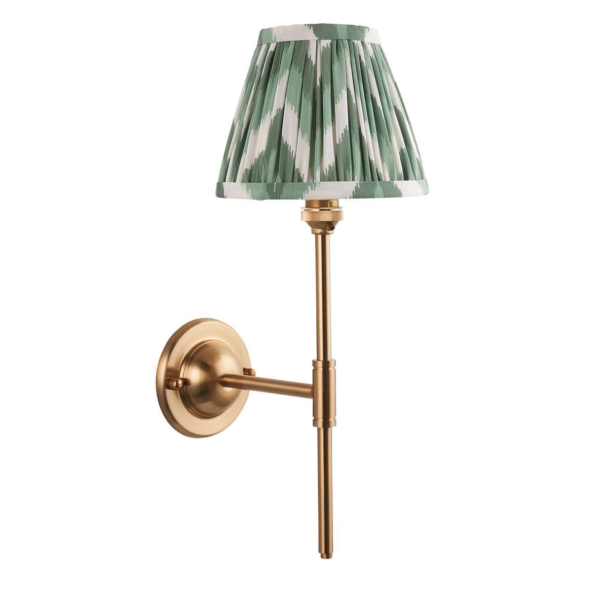 Dome T Bar & Zigzag 16cm Cotswold green shade - Comet Lighting