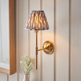 Dome T Bar & Ikat 16cm Pearl grey shade - Comet Lighting