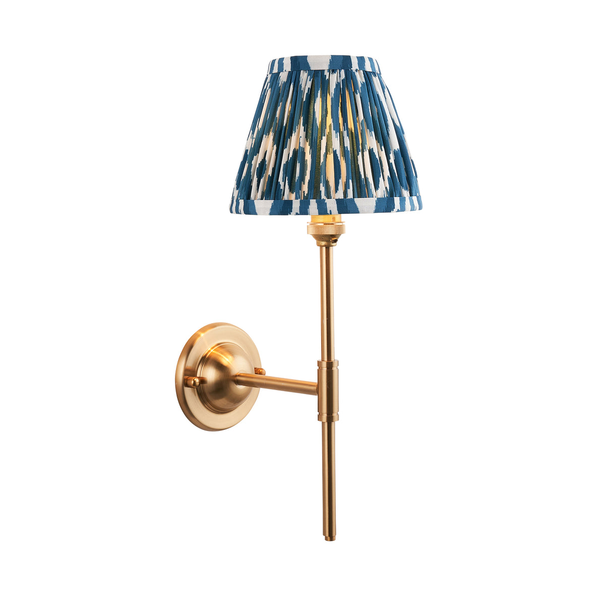 Dome T Bar & Ikat 16cm Marlin blue shade - Comet Lighting