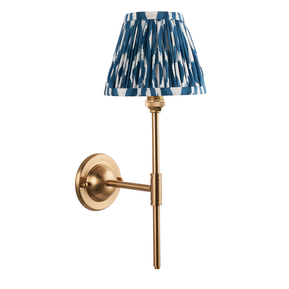 Dome T Bar & Ikat 16cm Marlin blue shade - Comet Lighting