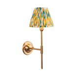 Dome T Bar & Ikat 16cm Yellow & jade shade - Comet Lighting