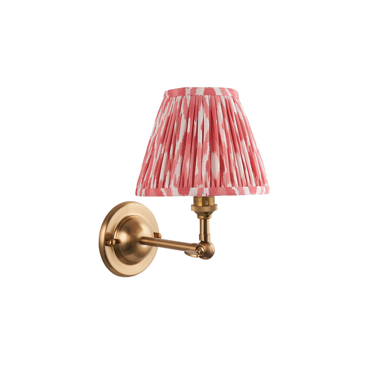 Dome Wing & Ikat 16cm Coral pink shade - Comet Lighting