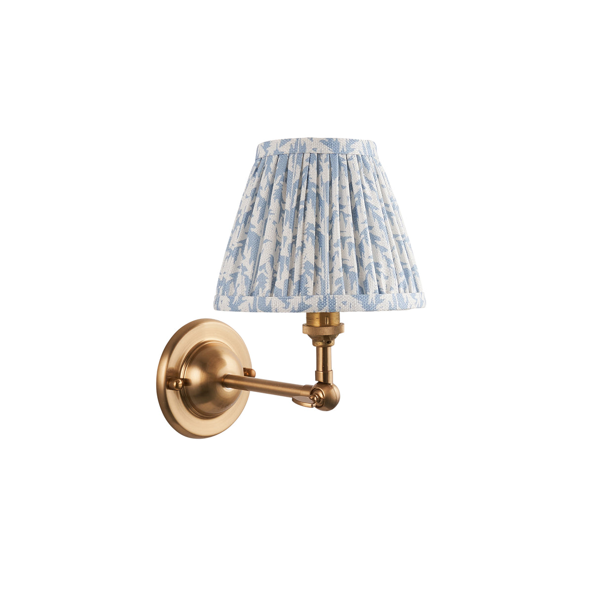 Dome Wing & Leaf 16cm Shell bay blue shade - Comet Lighting