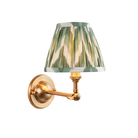 Dome Wing & Zigzag 16cm Cotswold green shade - Comet Lighting