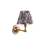 Dome Wing & Ikat 16cm Pearl grey shade - Comet Lighting