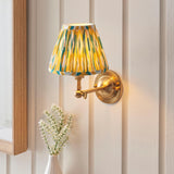 Dome Wing & Ikat 16cm Yellow & jade shade - Comet Lighting