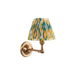 Dome Wing & Ikat 16cm Yellow & jade shade