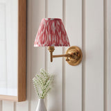 Dome Fold & Ikat 16cm Coral pink shade - Comet Lighting