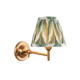 Dome Fold & Zigzag 16cm Cotswold green shade - Comet Lighting