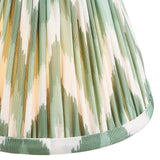 Dome Fold & Zigzag 16cm Cotswold green shade - Comet Lighting