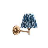 Dome Fold & Ikat 16cm Marlin blue shade - Comet Lighting