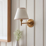 Dome Fold & Ivy 16cm Vintage white shade - Comet Lighting