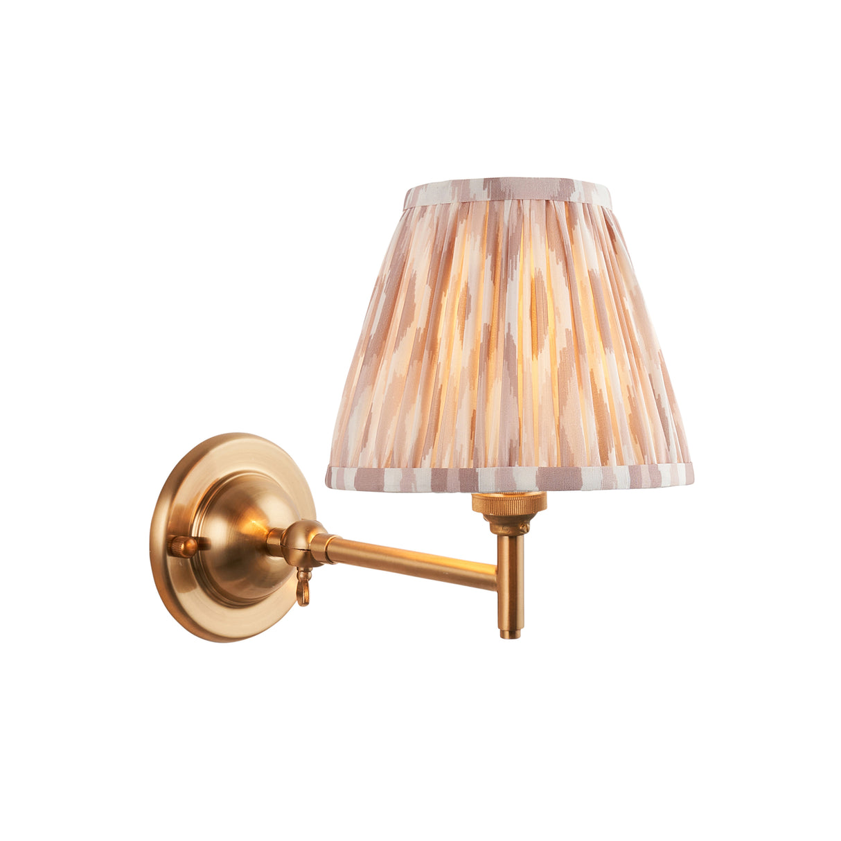 Dome Fold & Ikat 16cm Neutral shade - Comet Lighting