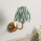 Obelisk Arc & Zigzag 16cm Cotswold green shade - Comet Lighting